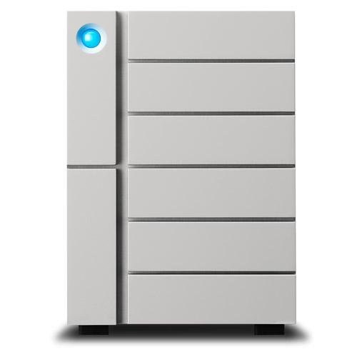 Lacie / seagate STFK48000400 / STFK48000402 3.5" 48Tb 6Big Thunderbolt 3 series ( Raid5/6 storage with 6x 7200rpm HDDs ) , 1400MB/s , 2x Thunderbolt3(40Gbps) + USB3 type-C Gen2/10Gbps with type-C to type-A + type-C to type-C cable , 237x228x161mm , silver - 3 years warranty