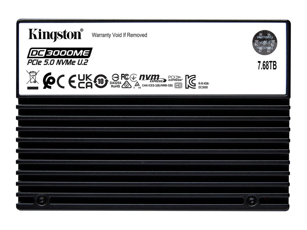 Kingston DC3000ME 7.68TB PCIe 5.0 NVMe U.2 SSD