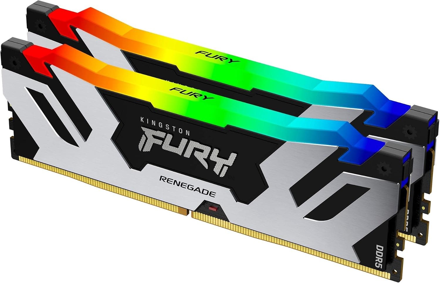 Kingston Fury Renegade RGB - 24GB x2 (48GB) , DDR5-8400MT/s , CL40 , Black