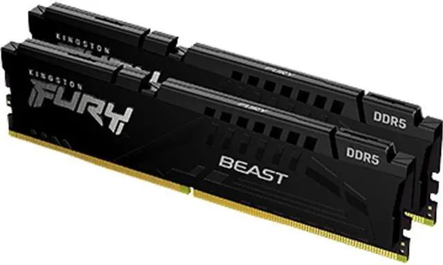 Kingston Fury Beast - 32GB x2 (64GB) , DDR5-5600MT/s , CL36 , Black