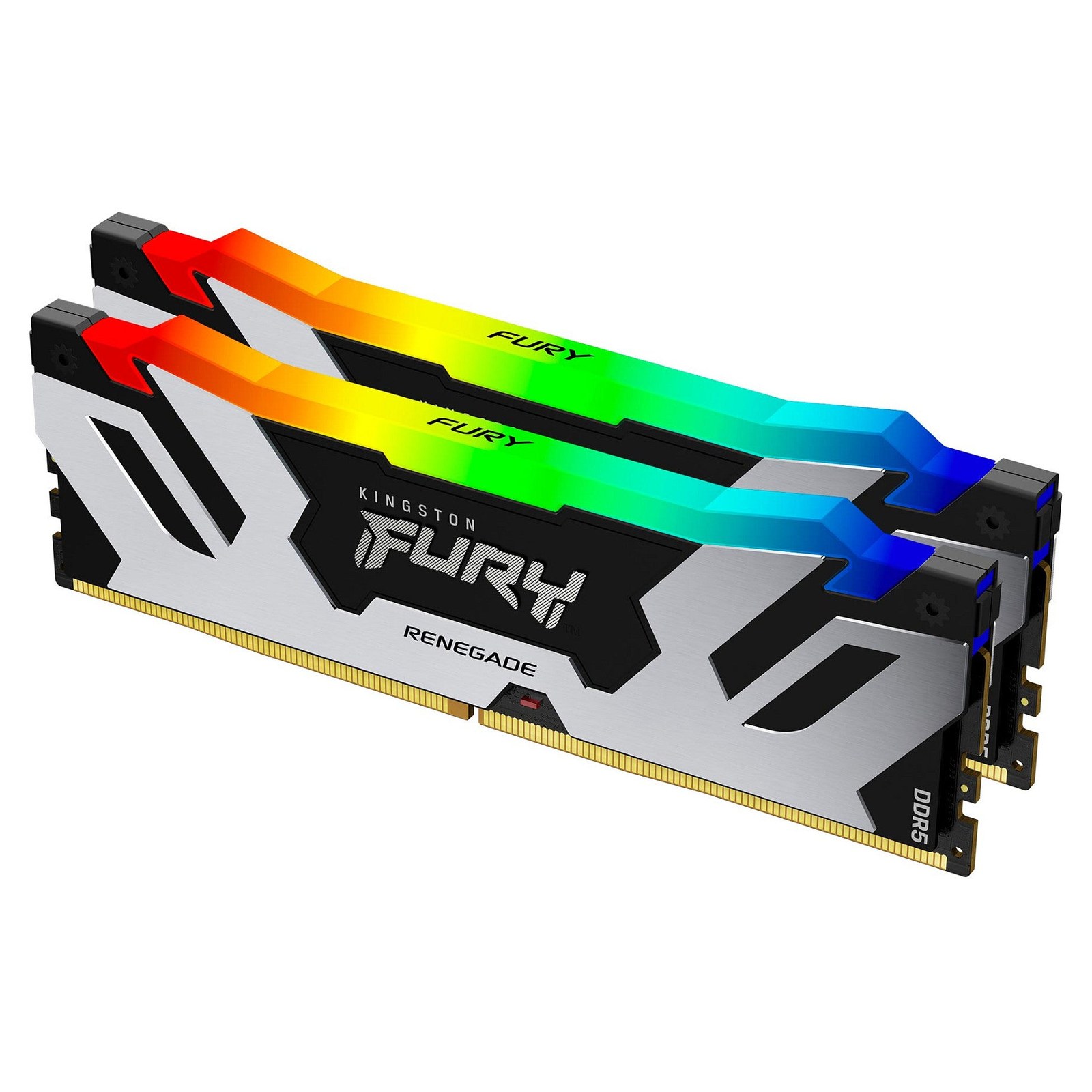 Kingston Fury Renegade RGB - 48GB x2 (96GB) , DDR5-6000MT/s , CL32 , Black
