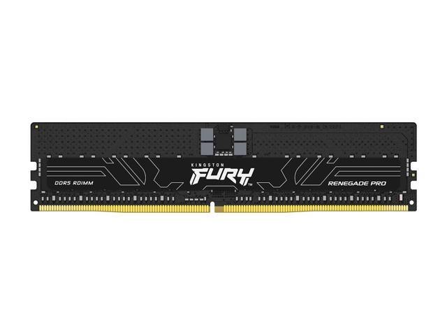 Kingston Fury Renegade Pro KF556R36RBK8-256 - 32Gb x8 Kit (256Gb) , DDR5-5600MT/s ECC-Registered 1Rx4 , CL36 , 1.25V , 288pin ; Black Heatsink , Intel XMP 3.0 , with built-in Power Management iC - limited lifetime warranty - Retail pack
