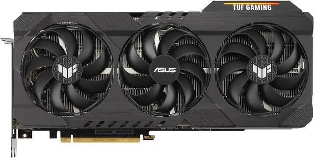 ASUS TUF Gaming GeForce RTX 3080 Ti OC NVIDIA Ampere architecture, 12GB GDDR6X, 10240 CUDA cores, 320 Tensor Cores, 2nd Generation RT Cores, 1890 MHz OC mode, 1860 MHz gaming mode, PCI Express 4.0 x16, HDMI 2.1, DisplayPort 1.4a, RGB lighting, Super Alloy Power II, GPU Tweak II