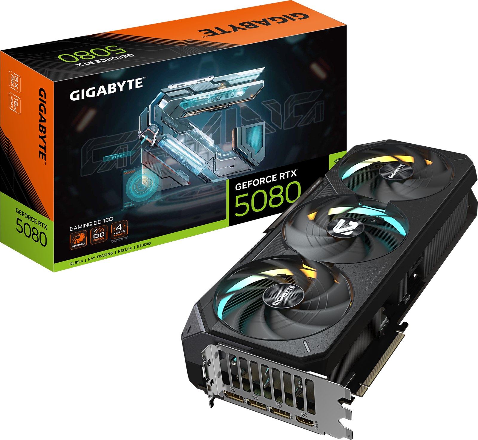 Gigabyte RTX 5080 Gaming OC 16GB GDDR7 Graphics Card