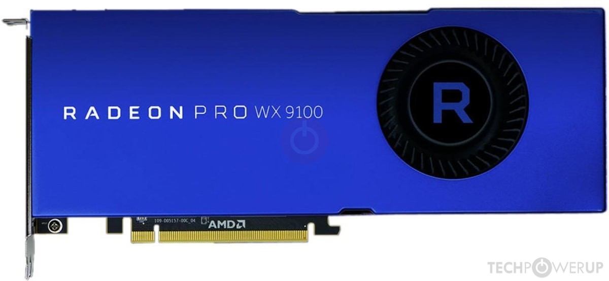 Amd Firepro WX9100 - professional 3D applications - 6x outputs , 2 slots required , Pci-E 16x , with hardware OpenGL + OpenCL + Vulkan APi + directX 12 , selectable workload drivers (compute / workstation / game development) , 4096x stream processors , 12288 Gigaflops , core/memory : 1200/1890mhz , 2048bit 16Gb HBM2 ( transfer rate : 483gb/sec ) , 6x miniDisplayPort + 3D stero connector , 14nm , 300w TDP - require 6pin+8pin power connector - 3 years warranty