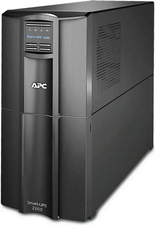 APC Smart-ups smT2200iC with SmartConnect , with LCD graphics display , line interactive with AVR+power conditioning , 2200va / 1980w ; 8x power output , with monitoring software , UTP+usb+serial interface , with smart slot