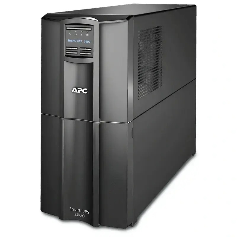 APC Smart-ups smT3000iC with SmartConnect , with LCD graphics display , line interactive with AVR+power conditioning , 3000va / 2700w ; 8x power output , with monitoring software , UTP+usb+serial interface , with smart slot