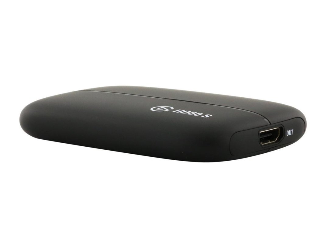 Corsair / elgato 1GC109901004 HD60 S - external game capture for instant streaming or recording , capture upto 1080P @ 60FPS , upto 40Mbps capture bitrate, PS4/XBoX one/Nintendo switch HDMi input + HDMi out, powered by usb type-C