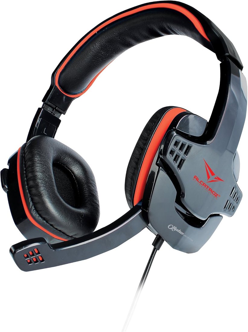 Alcatroz Alpha MG370 Gaming Headset - Black/Red