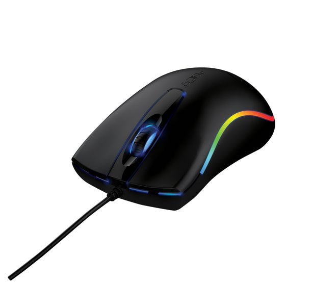 Alcatroz Asic 9 RGB FX Wired USB Mouse - Black