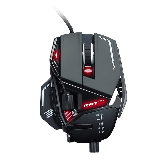 Mad Catz R.A.T. 8+ Wired Fully Adjustable Gaming Mouse - Black