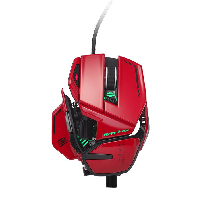 Mad Catz R.A.T. 8+ ADV Highly Customizable Optical Wired Gaming Mouse