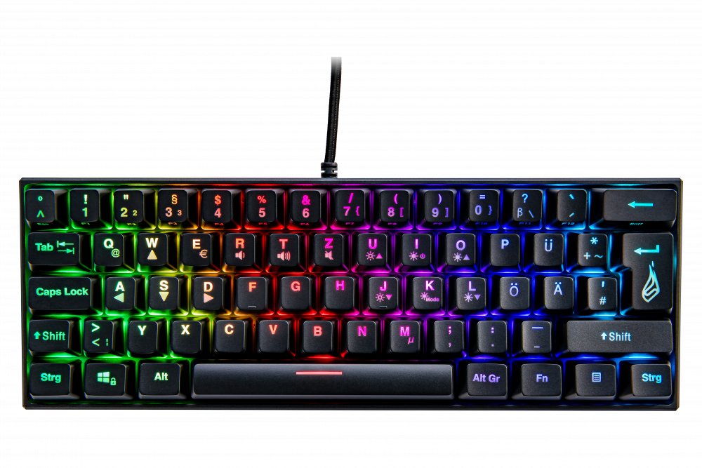 Surefire Kingpin M1 60% Mechanical Rgb Gaming Keyboard Qwerty Us English