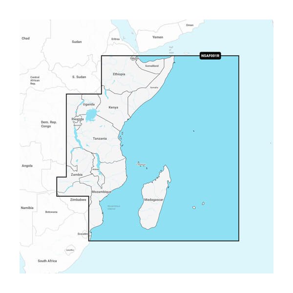 Garmin NSAF001R Africa, East (GN+)