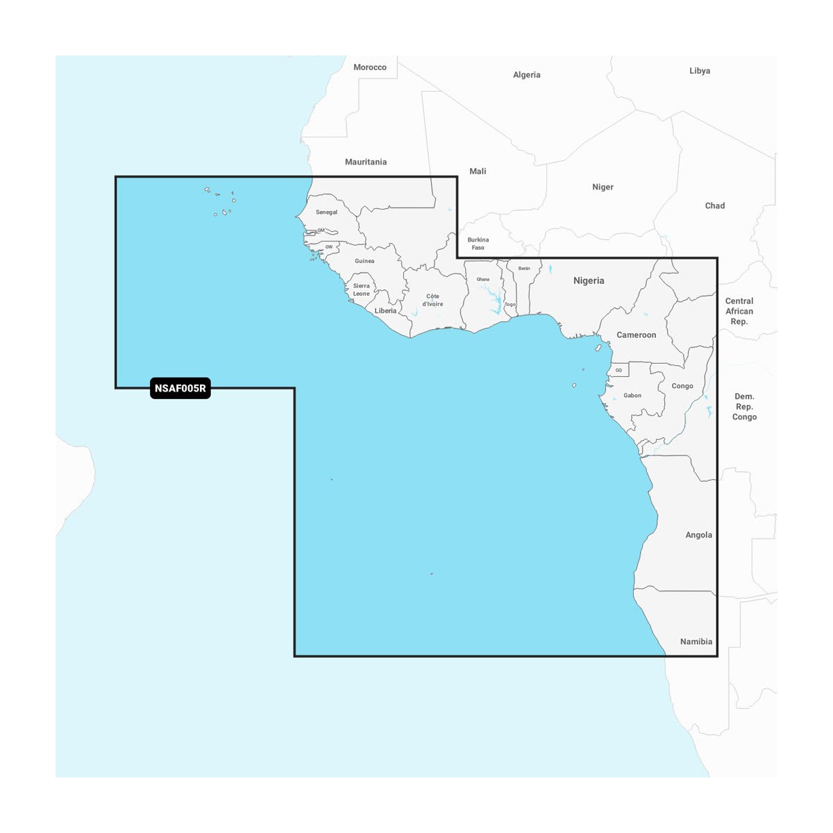 Garmin NSAF005R Africa, West (GN+)