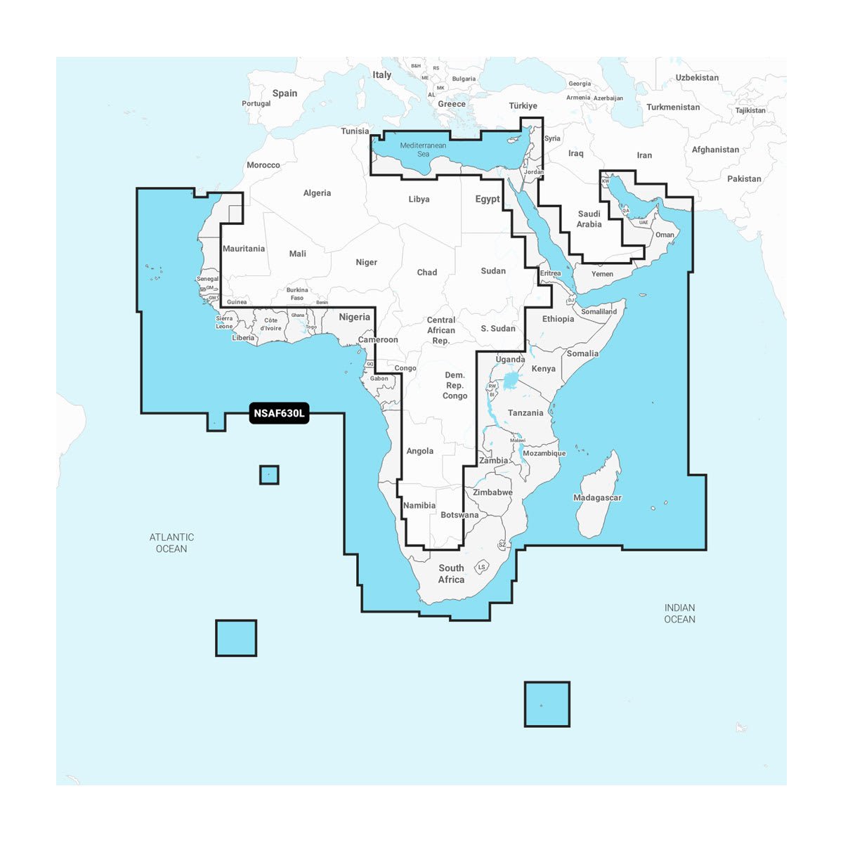 Garmin NSAF630L Africa & Middle East (GN+)