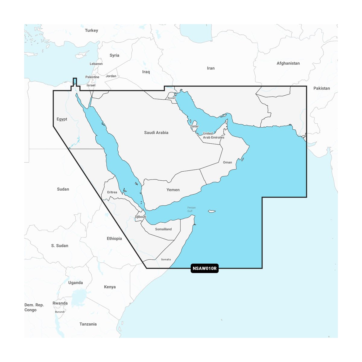 Garmin NSAW010R The Gulf & Red Sea (GN+)