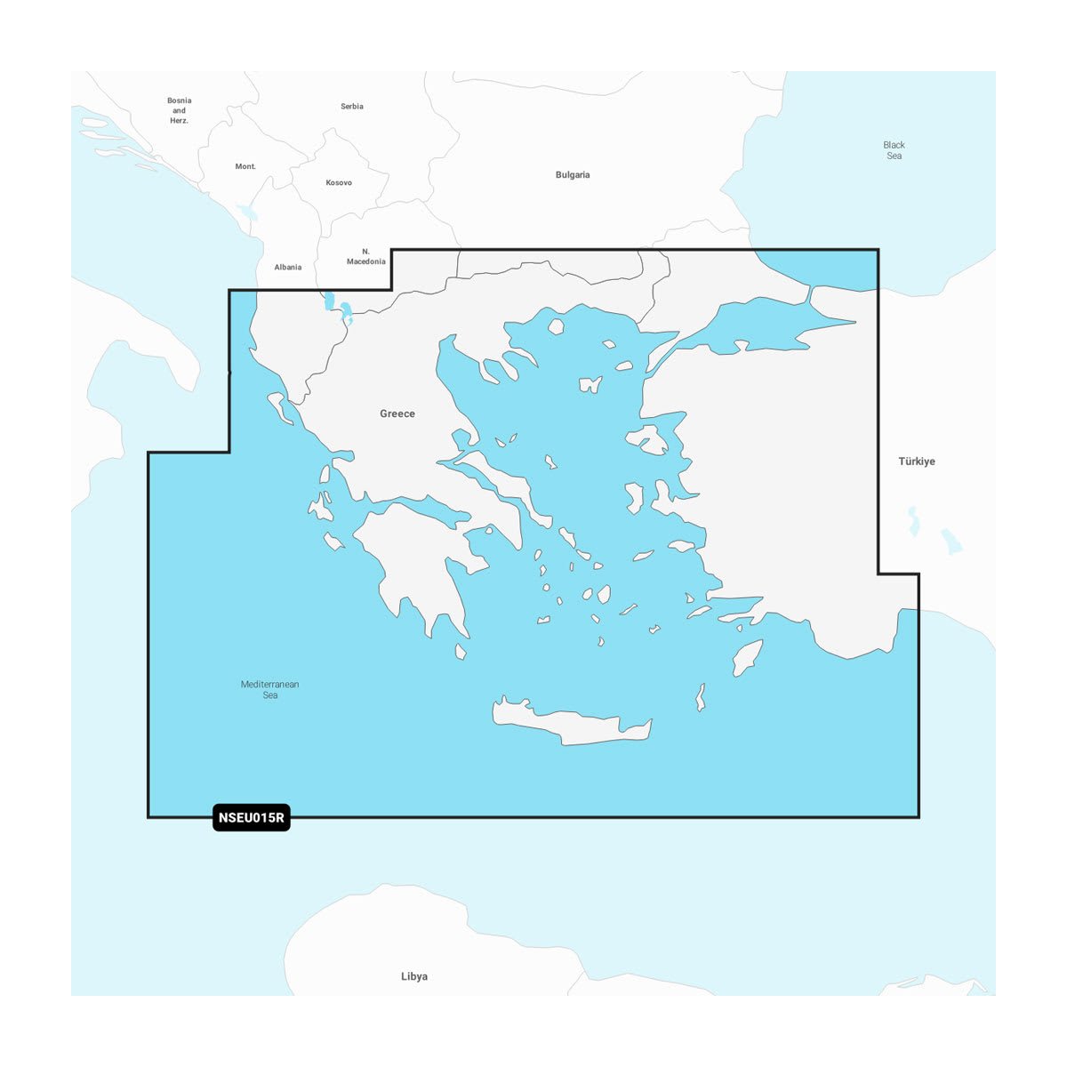 Garmin NSEU015R Aegean Sea, Sea of Marmara (GN+)
