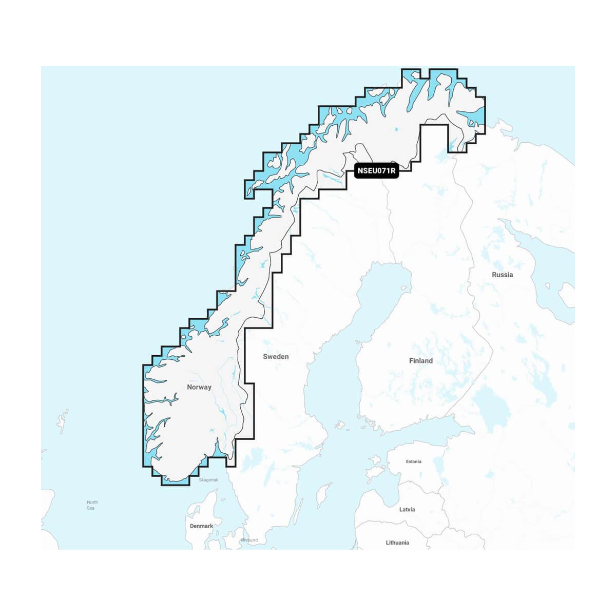 Garmin NSEU071R Norway, Lakes & Rivers (GN+)