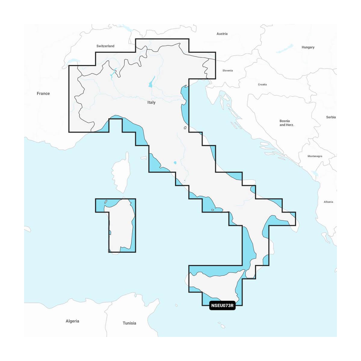 Garmin NSEU073R Italy, Lakes & Rivers (GN+)