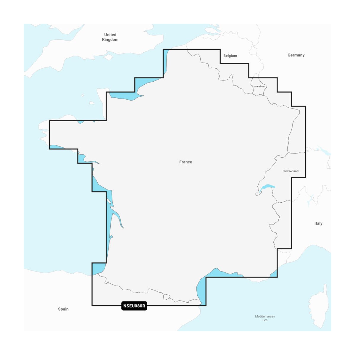 Garmin NSEU080R France, Lakes & Rivers (GN+)