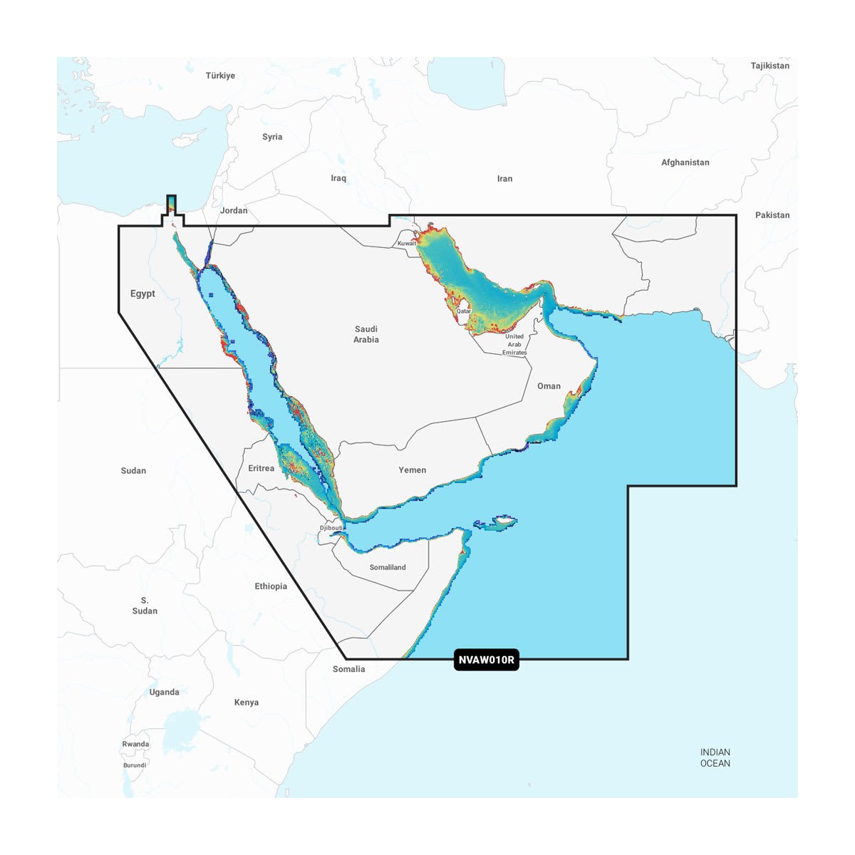 Garmin NVAW010R The Gulf & Red Sea (GNV+)