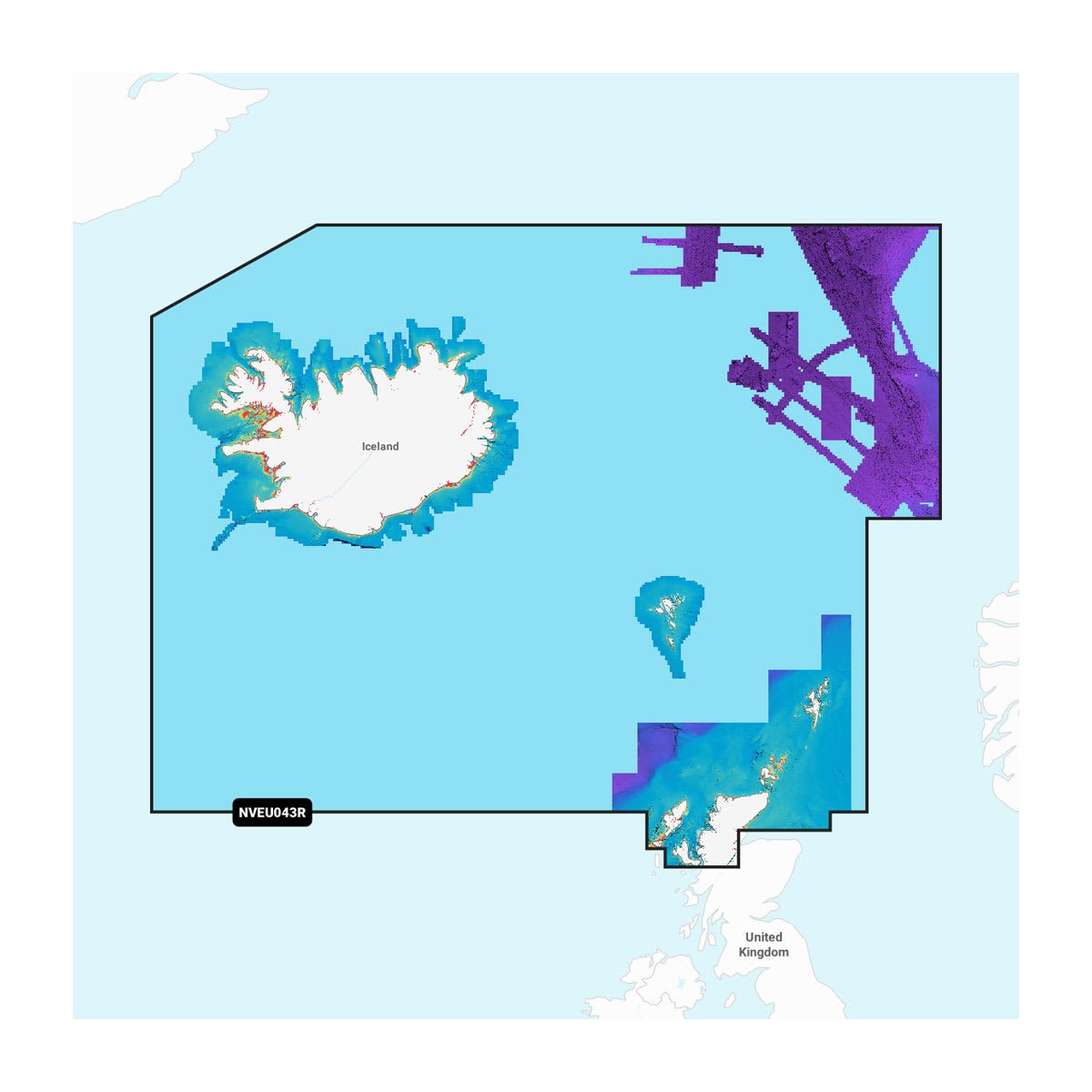 Garmin NVEU043R Iceland to Orkney (GNV+)