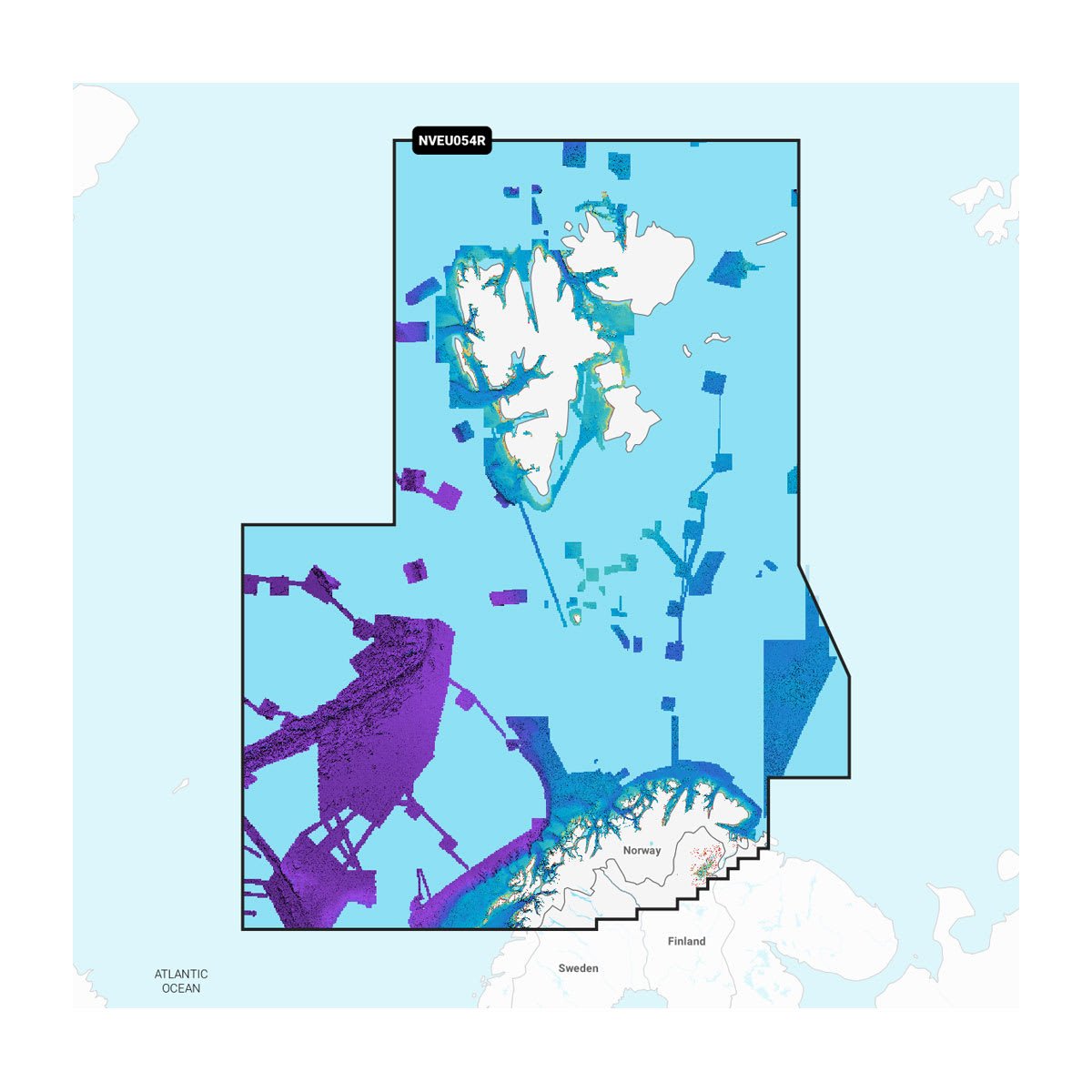 Garmin NVEU054R Norway, Vestfjden to Varanger & Svalbard (GNV+)