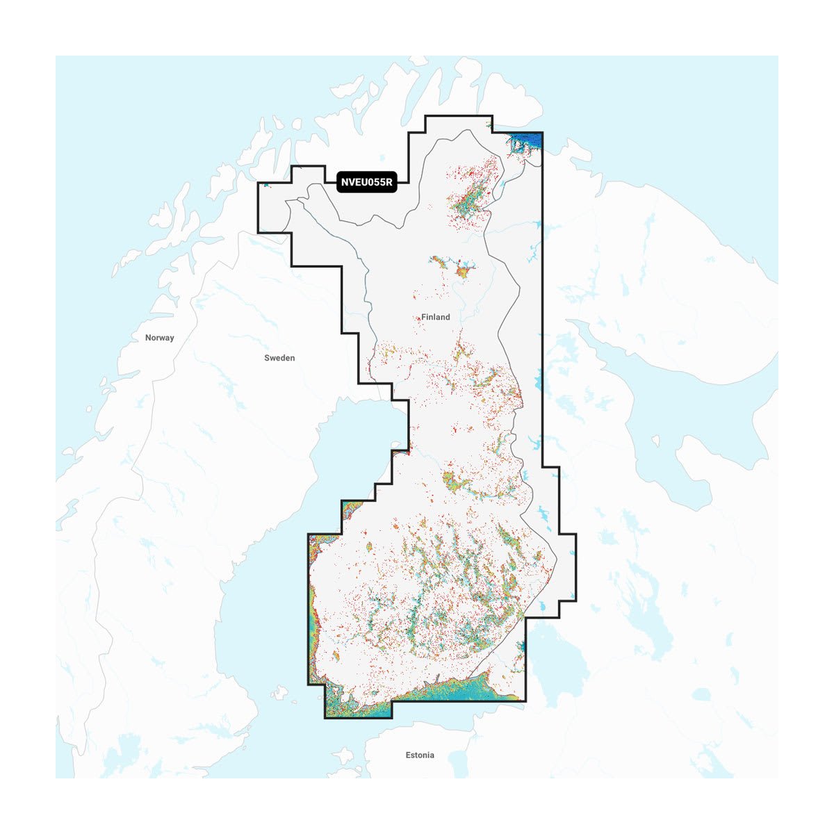 Garmin NVEU055R Finland, Lakes & Rivers (GNV+)
