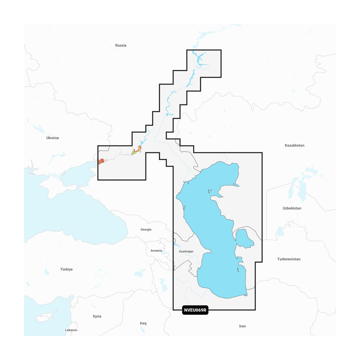 Garmin NVEU069R Caspian Sea & Lower Volga River (GNV+)