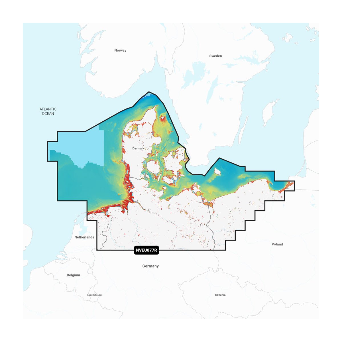 Garmin NVEU077R Denmark, Germany & Coastal Poland (GNV+)