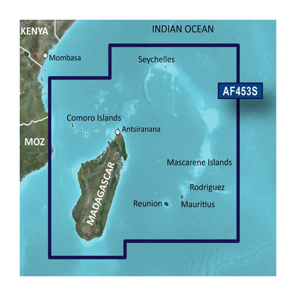 Garmin VAF453S-g3 Mascarene Plateau and Madagascar