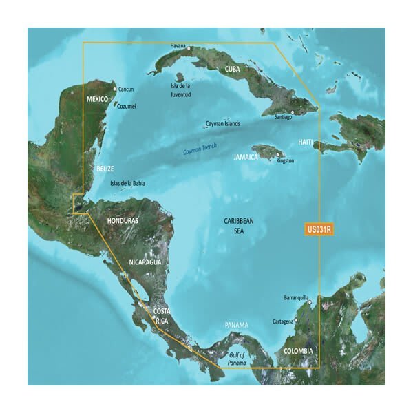 Garmin HXUS031R-g3 Southwest Caribbean