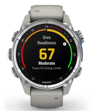Garmin Descent Mk3s, Passvtd Steel/Fog Gry, AUS/NZ/AFR