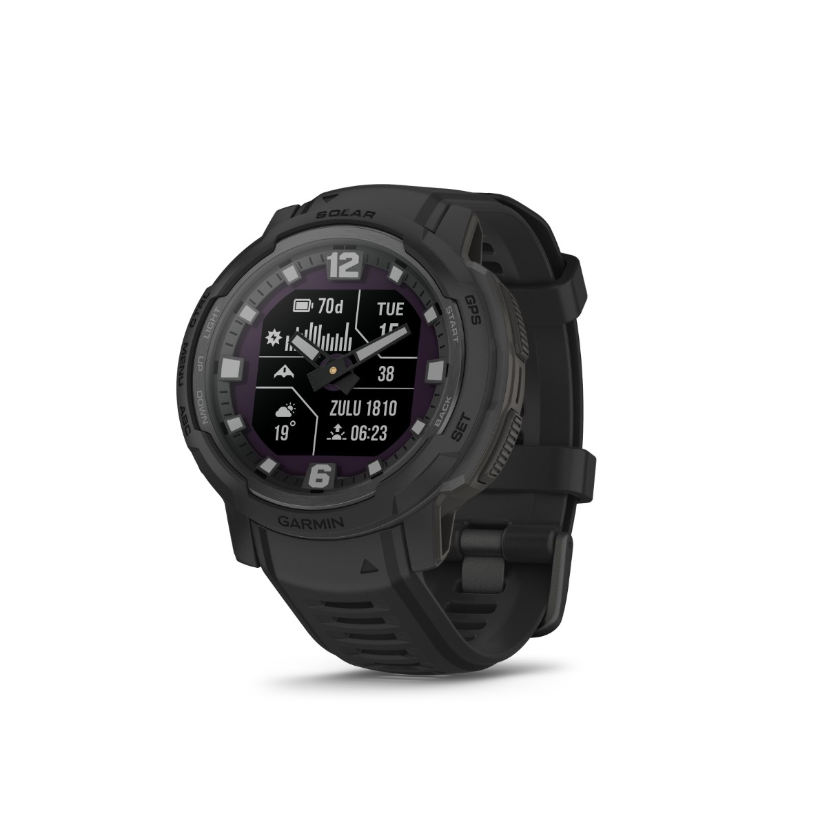 Garmin Instinct Crossover Solar - Black Tactical Edition