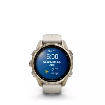 Garmin fenix 8 43mm,AMOLED,Saph,SftGldSS/FgGry,FgGrybnd,AUS/NZ/AFR