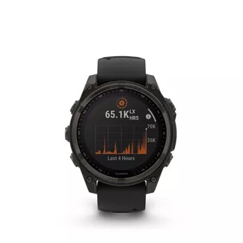 Garmin fenix 8 47mm,Saph Solar,CrbnGryTi/Blk,Bk/PblGryBd,AUS/NZ/AFR