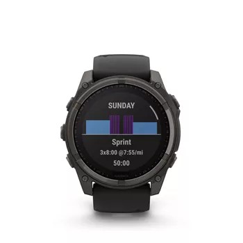 Garmin fenix 8 51mm,Saph Solar,CrbnGryTi/Blk,Bk/PblGryBd,AUS/NZ/AFR