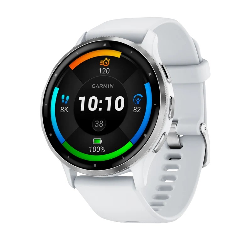 Garmin Venu 3, GPS, Wi-Fi, Whitestone + Passivated