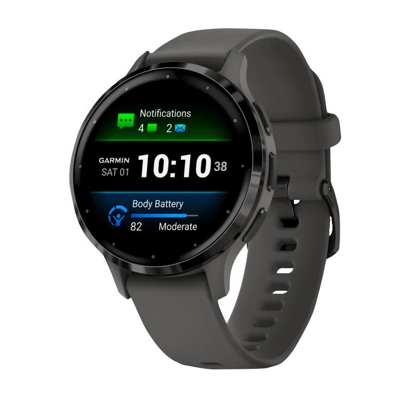 Garmin Venu 3S, GPS, Wi-Fi, Black Sesame + Slate
