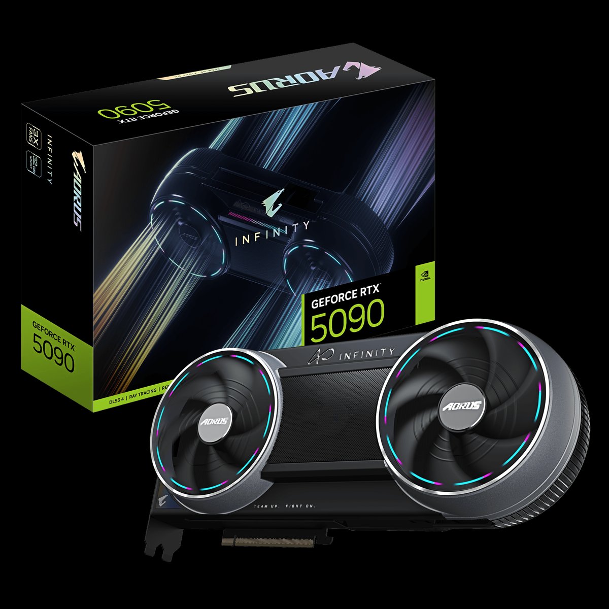 GIGABYTE nVidia GeForce RTX 5090 AORUS INFINITY - 32GB GDDR7; 512-Bit Memory Bus; 1x HDMI; 3x DisplayPort; Min 1000W PSU. .