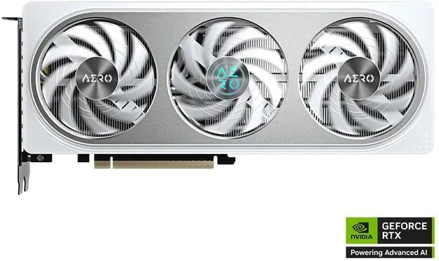 GIGABYTE nVidia GeForce RTX 5060Ti Aero OC 8GB - 8GB GDDR7; 128-Bit Memory Bus; 1x HDMI; 3x DisplayPort .