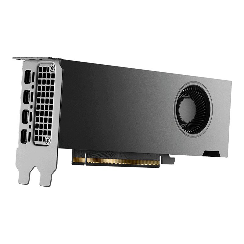 PNY NVIDIA RTX PRO 4000 SFF Blackwell PCI-Express x16 Gen 5.0; 24 GB GDDR7 ECC 192-bit; 4x Mini DP 2.1b. dual slot 70W