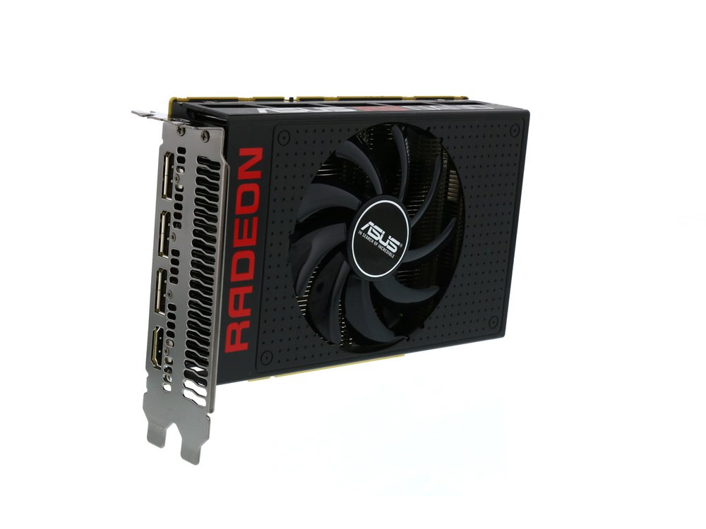 Asus R9NANo-4G - 15.24cm short-depth with single fan , dual bios- Freesync technology , support LiquidVR , support XDMA CrossFire ( no external connectors required ) , TrueAudio HDMi with dedicated PAP ( Programmable Audio Pipeline ) to reduce CPU load - 28nm , 4Gb 4096bit HBM ( High Bandwidth Memory ) , 64RoPs , 512Gb/sec memory transfer ; 8192 GigaFLoPs, 256GT/s texture fill rate. , 4096 stream processors , 256 texture unit , core clock : 1000mhz with boost ; HDMI+3xDisplayPort ( upto 6x displays via displayport MST hub ) - require 1x8pin power connector - full retail pack