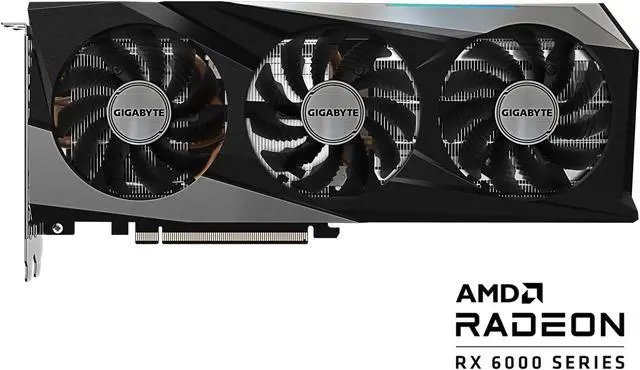 Gigabyte GV-R67XTGAMING OC-12GD rX-6700XT Gaming Oc - RDNA2 architecture with hardware raytracing , 3 slots required , with Fusion2.0 RGB Lighting , Windforce 3X , 3x 80mm fans with alternate spinning fans for better heat dissipation , back-sided heatsink + 5x 10mm copper heatpipes with DTH (Direct Touch Heatpipes) , 7nm , Pci-E 4.0 16x , 12Gb 192bit GDDR6 ( 384Gb/sec memory transfer ) , 64RoPs ; 13210 GigaFLoPs, 165 GPexels/Sec , 413 GT/s texture fill rate , 2560 stream processors , 160x texture unit , 40x RT cores with 3mb L2 + 96mb L3 cache , core clock : 2321/2622 mhz ; memory : 16000mhz , 2xHDMi+ 2x DisplayPort 1.4 - require 6+8pin power connectors