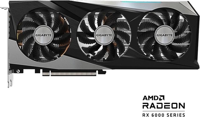 Gigabyte GV-R675XTGAMING OC-12GD rX-6750XT Aorus Elite - RDNA2 architecture with hardware raytracing , 3 slots required , with Fusion2.0 RGB Lighting , Windforce 3X , 3x 80mm fans with alternate spinning fans for better heat dissipation , back-sided heatsink + 5x 10mm copper heatpipes with DTH (Direct Touch Heatpipes) , 7nm , Pci-E 4.0 16x , 12Gb 192bit GDDR6 ( 432Gb/sec memory transfer ) , 64RoPs ; 13210 GigaFLoPs, 165 GPexels/Sec , 413 GT/s texture fill rate , 2560 stream processors , 160x texture unit , 40x RT cores with 3mb L2 + 96mb L3 cache , core clock : 2533/2623mhz ; memory : 18000mhz , 2xHDMi+ 2x DisplayPort 1.4 - require 6+8pin power connectors