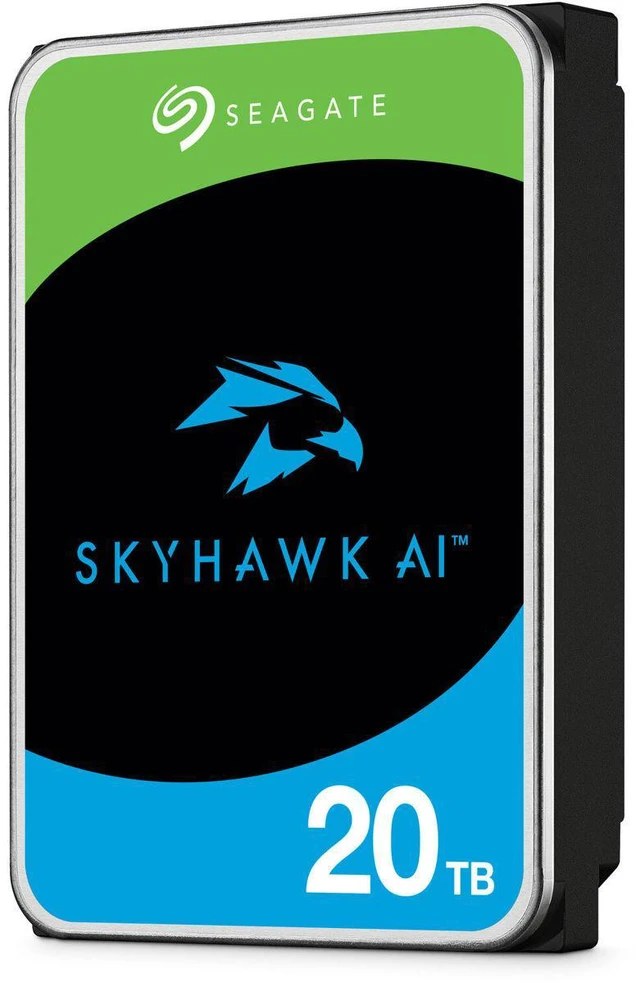 Seagate Skyhawk AI ST20000VE003 20TB 3.5'' HDD Surveillance Drives/ SATA 6GB/s Interface/ 256MB Cache/ RPM: 7200/ 512e.