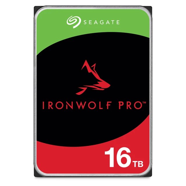 Seagate Ironwolf Pro ST16000NT001 16TB 3.5'' HDD NAS Drives 7200 RPM; SATA 6GB/s Interface; 256MB Cache;550TB/Year; Unlimited Ba
