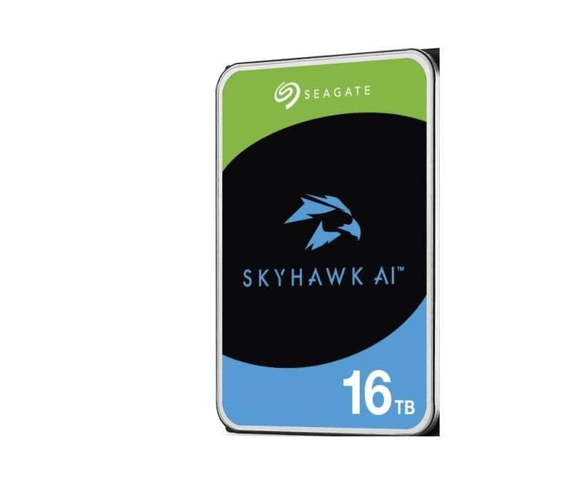 Seagate Skyhawk AI ST16000VE004 16TB 3.5'' HDD Surveillance Drives; SATA 6GB/s Interface; 256MB Cache; RPM: 7200;512e; 5 Year li