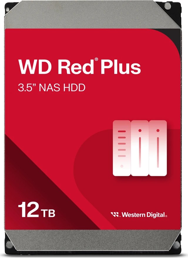 Samsung SSD Western Digital WD Red Plus NAS 12TB 3.5'' HDD